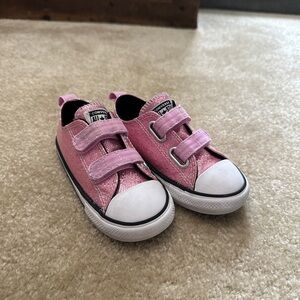Sparkly Pink Toddler Converse